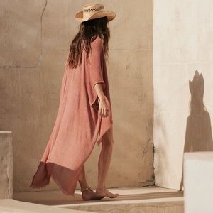 Free People Washed Kimono One Size